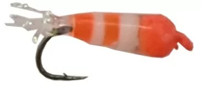 Mormyshka Podenka 0,35g red-white 1